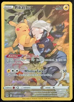 POKEMON - PIKACHU TG05/TG30 | LOST ORIGIN TRAINER GALLERY | HOLO | NM - Image 1