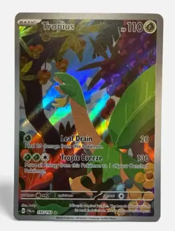 POKEMON PALDEA EVOLVED TROPIUS 195/193 ILLUSTRATION RARE NM - Image 1