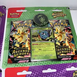 Sealed Lot Of 9 Pokemon TCG Ascended Heroes Tech Sticker Collection / 1 Erikas - Image 4