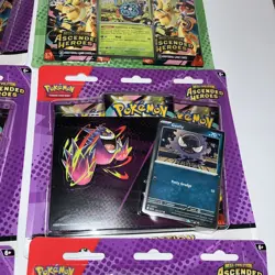Sealed Lot Of 9 Pokemon TCG Ascended Heroes Tech Sticker Collection / 1 Erikas - Image 5