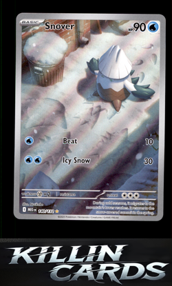 Snover - 140/132 140/132 Pokemon Illustration Rare ME01: Mega Evolution Card NM - Image 1