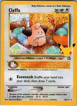 Cleffa 20/111 Celebrations: Classic Collection - Pokemon Card - NM - Image 1