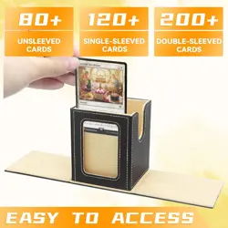 RADWIMPS Card Deck Box For MTG Commander Deck, Fits 100+ Cards, Magnetic Card Bo - Image 2