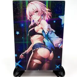 Honkai: Star Rail March 7th Sexy Anime Waifu Girl Lewd Goddess Story Art Card - Image 1
