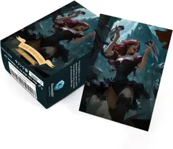 100 MTG Card Sleeves with 100 Inner Sleeve, Textured Back Art Sleeves, Fit Stand - Image 5