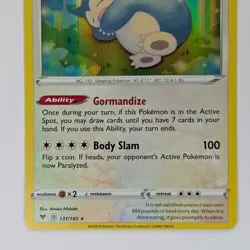 Snorlax 131/185 NM Holo Rare Sword & Shield: Vivid Voltage 2020 Pokemon Card - Image 3
