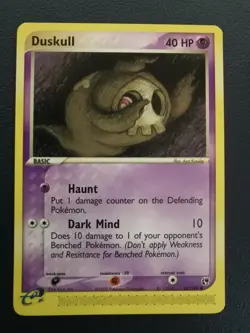 Pokemon Card Duskull 62/100 EX Sandstorm Common - Image 1