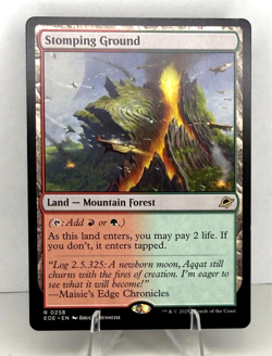 MTG EOE-0258 Stomping Ground - Edge of Eternities Rare Shock Land - Image 1
