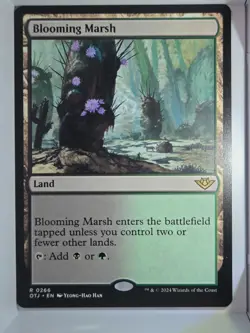 Blooming Marsh - R266 - MTG - Outlaws of Thunder Junction (OTJ) - Image 1