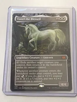 1x MTG English Emiel the Blessed Borderless Normal Double Masters 2022 338 NM x1 - Image 3