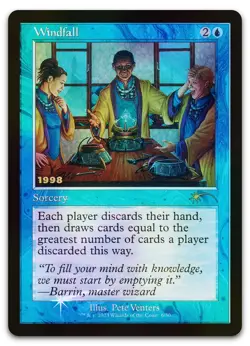 Windfall #6 (Foil) (NM) 30th Anniversary Edition 30A-P Magic MTG - Image 1