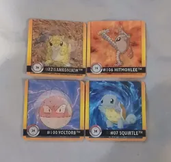 Lot Of 13 Vintage Pokemon Cards, 1 Empty Topps Wrapper and 1 Sticker, 1990's - Image 4