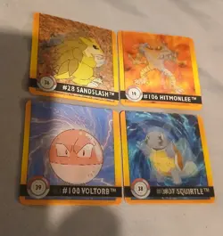 Lot Of 13 Vintage Pokemon Cards, 1 Empty Topps Wrapper and 1 Sticker, 1990's - Image 5