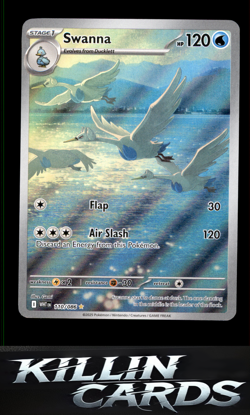 Swanna - 110/086 110/086 Pokemon Illustration Rare SV: White Flare Card NM - Image 1