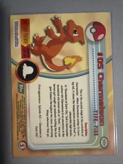 Pokemon 1999 Topps TV Ungraded Chameleon #5 - Image 2