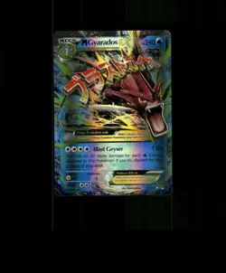 FAN-ART READ DESCRIPTION BELOW HOLO Gyarados Card Gyarados Pokemon Card p2 - Image 1