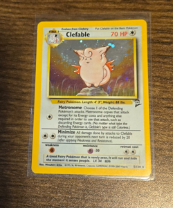 2000 Pokemon Set 2 Clefable Holo #5/130 - Image 1