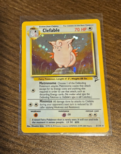 2000 Pokemon Set 2 Clefable Holo #5/130 - Image 2