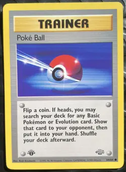 Poke Ball #64/64 1st Edition Jungle NM/Near Mint Pokemon 1999 - Image 1