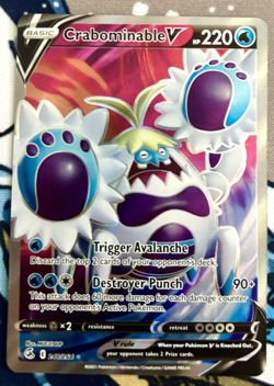 Pokemon - 248/264 - Crabominable V (Full Art) - Fusion Strike - Image 1