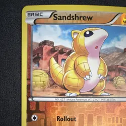 The Pokemon Company Pokemon Sandshrew 78/149 Reverse Holo Basic 70HP Naoki Saito - Image 3