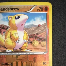 The Pokemon Company Pokemon Sandshrew 78/149 Reverse Holo Basic 70HP Naoki Saito - Image 4