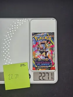HeavyU (22.71g) Pokemon Phantasmal Flames Factory Sealed Booster Pack !! HeavyU - Image 1