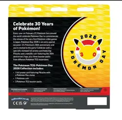 Pokemon TCG: Pokemon Day 2026 Collection Box 30th Anniversary Sealed Box - Image 3