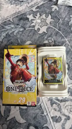 6x One Piece TCG English Starter Deck 29: Egghead (ST29) Deck No Pack - Image 2