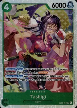 Tashigi SR EB-03 Extra Booster: One Piece Heroines Edition EB03-018 NM - Image 1