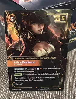 Miss Fortune Captain 162/298 Epic Rare Foil - OGN - Riftbound Card #2DL - Image 1