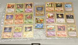 20 Vintage First Edition WOTC Pokemon Trading Card ROCKET Jungle Gym Lot 1 Holo - Image 1