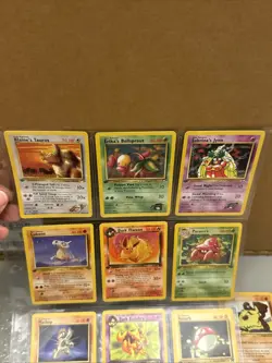 20 Vintage First Edition WOTC Pokemon Trading Card ROCKET Jungle Gym Lot 1 Holo - Image 2
