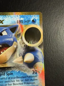 Pokemon TCG XY Evolutions Blastoise EX 21/108 Ultra Rare Holo Card - Image 3