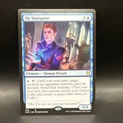 MTG Sly Instigator (736/1080) Commander Legends Battle for Baldur's Gate - Image 1