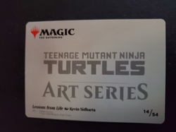 Lessons from Life Art Card Series: Teenage Mutant Ninja Turtles 14 NM MTG TMT - Image 2