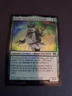 Venus, Torn Between Worlds (Foil) 0136 - Teenage Mutant Ninja Turtles - MTG NM/M - Image 1
