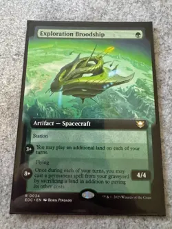 EOC0034 Exploration Broodship (Extended Art) Commander: Edge of Eternities Reg - Image 1