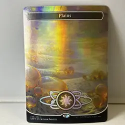 FOIL Plains Land (235) Unfinity UNF MTG Magic The Gathering - Image 1