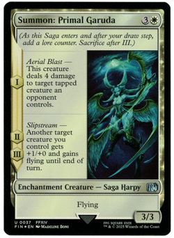 Summon: Primal Garuda (Foil) - 0037 - Final Fantasy - MTG - NM/M - Image 1