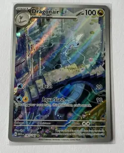 Dragonair 181/165 Illustration Rare Pokemon NM Scarlet & Violet 151 MEW English - Image 1