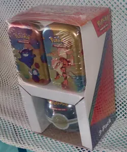 Pokemon Paldean Fates two Mini Tins with PokeBall Tin 3-Pack - Image 5
