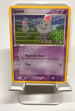2005 Pokemon EX Deoxys- Spoink Reverse Holo Stamped 76/107 - Image 1