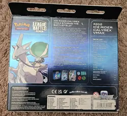 ✅ League Battle Deck - Ice Rider Calyrex VMAX Sealed Pokemon (BRAND NEW) *** - Image 2