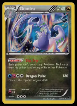 Pokemon Goodra 77/119 Holo Rare NM - Image 1