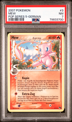 2007 | Mew 3/17 | POP Series 5 | GERMAN | Regular | Pokemon | PSA 7 - Image 1
