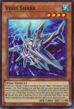 Veiss Shark | MZMU-EN034 | Super Rare | Yu-Gi-Oh! Maze of Muertos - Image 1