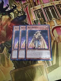 3X Ra's Disciple - EG01-EN015 Common - 1st Edition NM YuGiOh - Image 1