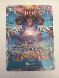 BUGGY - One Piece TCG OP09-051 - AA Alt Art Rare R - Emperors in the New World - Image 1