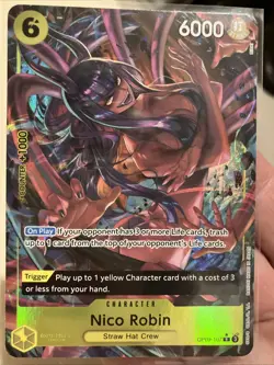 One Piece TCG Nico Robin OP09-107 R Alt Art Emperors In The New World - Image 2